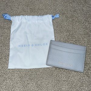 Neely & Chloe Gray Card Case
